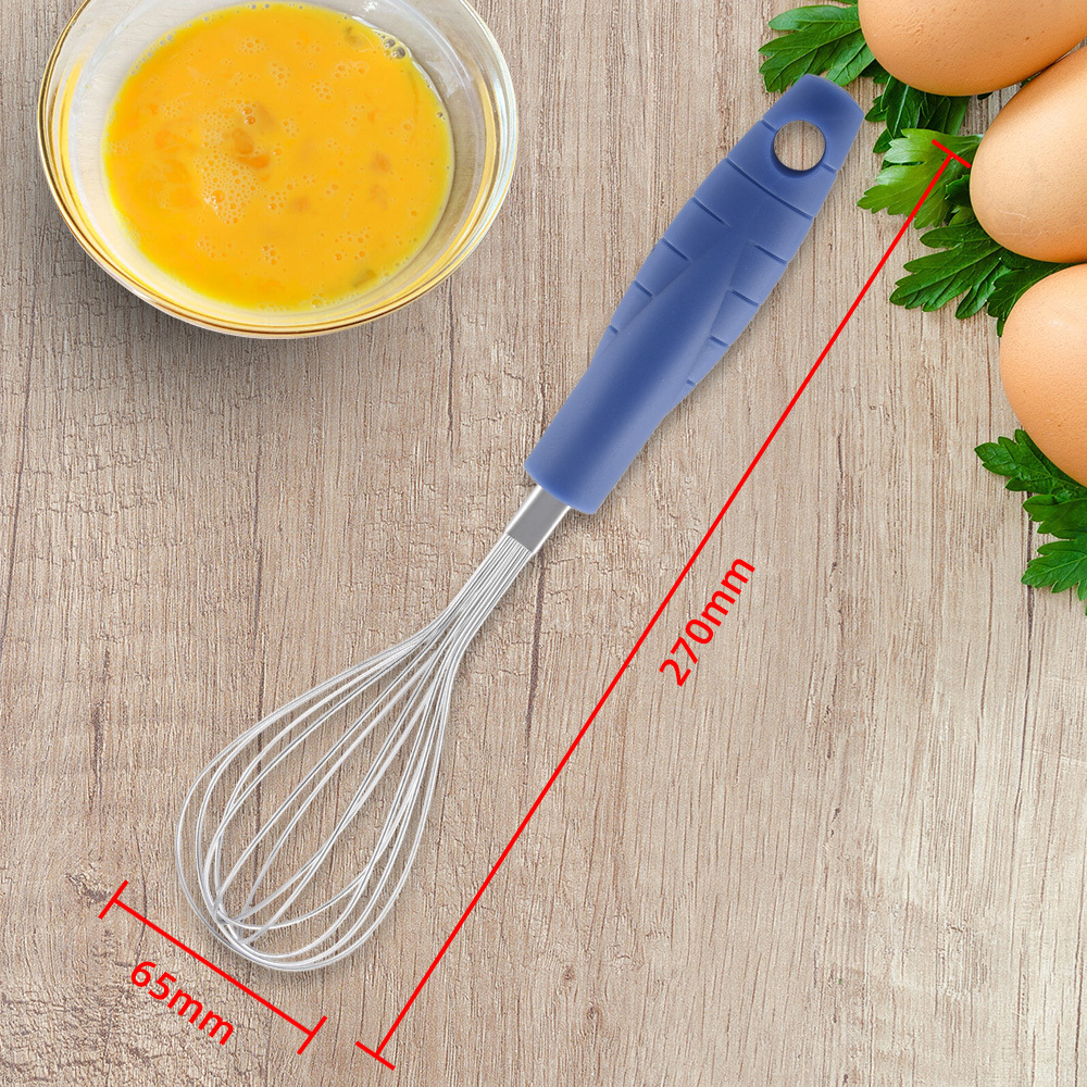 commercial eco friendly home kitchen manual hand held egg beater tool multi function stainless steel egg whisk mixer