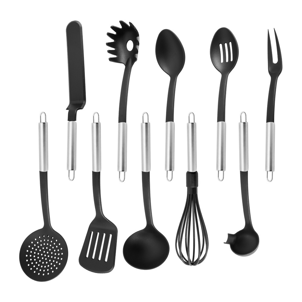 Cheap Home Utensils Kitchen Accessories Utensilios De Cocina De Plstico Nylon Kitchen Tool Non-Stick Kitchen Utensils Kit