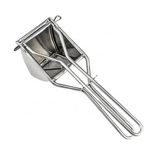 Wholesale kitchen tools professional vegetable manual ricer press mixer stainless steel potato mashers