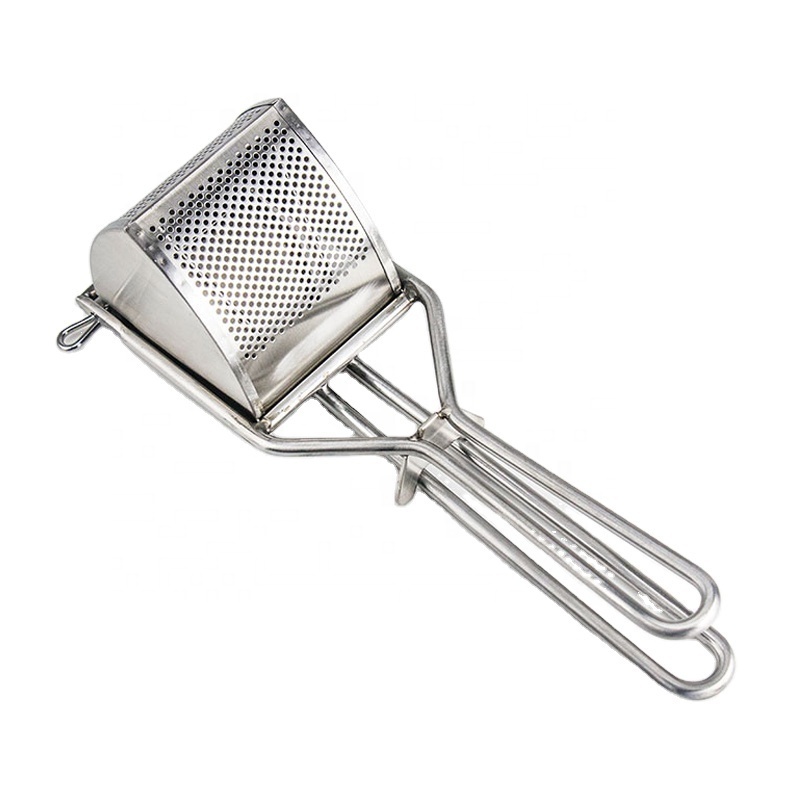 Wholesale kitchen tools professional vegetable manual ricer press mixer stainless steel potato mashers