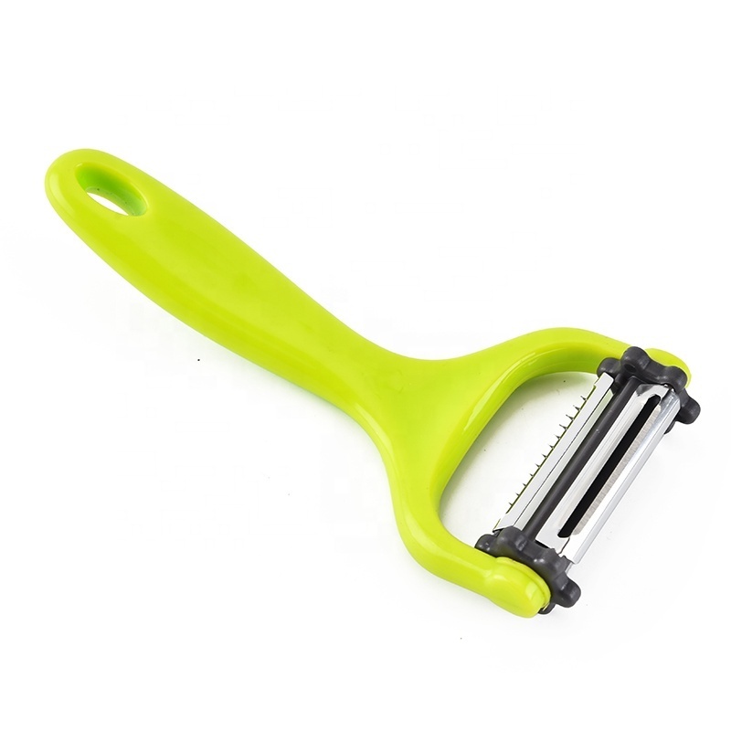 Wholesale custom kitchen tools multifunctional PP handle vegetable kitchen fruit stainless steel 3 in 1 peeler