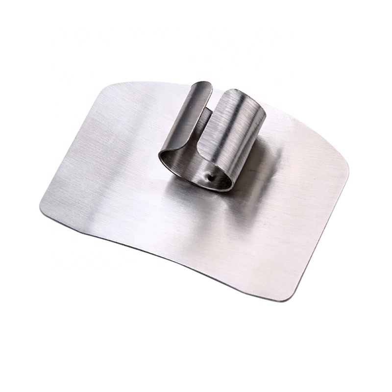 Wholesale kitchen vegetable fruit meat cutting tool safety hand 18/8 stainless steel finger slice guard