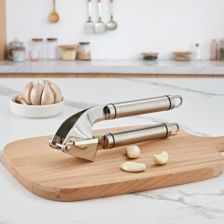 Stainless Steel Multifunctional Garlic Press Rocker Garlic Press