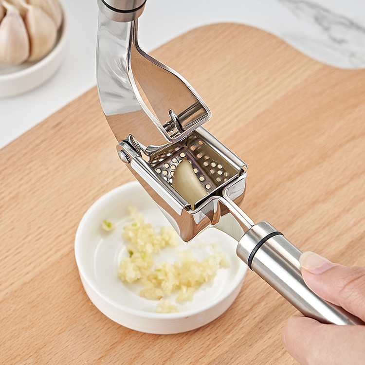 Stainless Steel Multifunctional Garlic Press Rocker Garlic Press