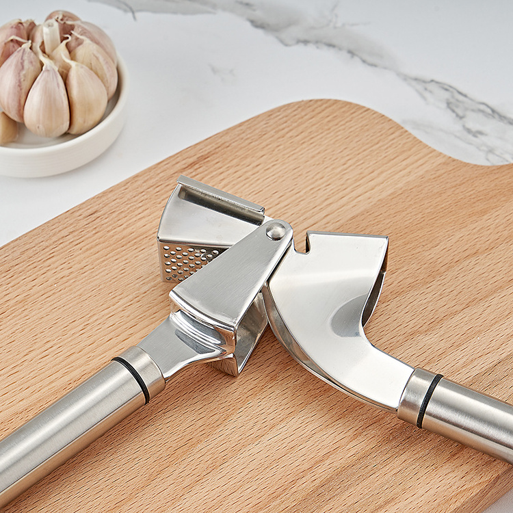 Stainless Steel Multifunctional Garlic Press Rocker Garlic Press