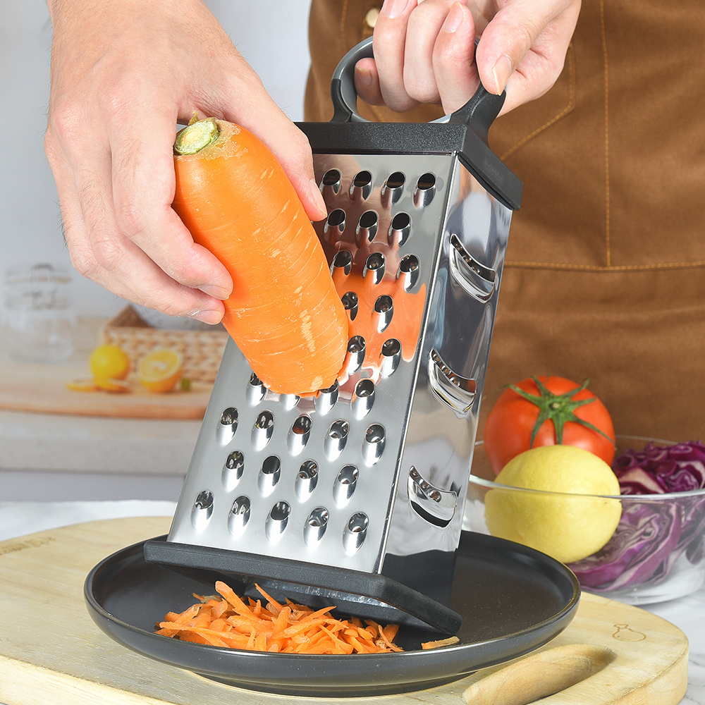 9 inch stainless steel cheese grater fruit tool Cheese grinder Bamboo handle kitchen gadgets peeler