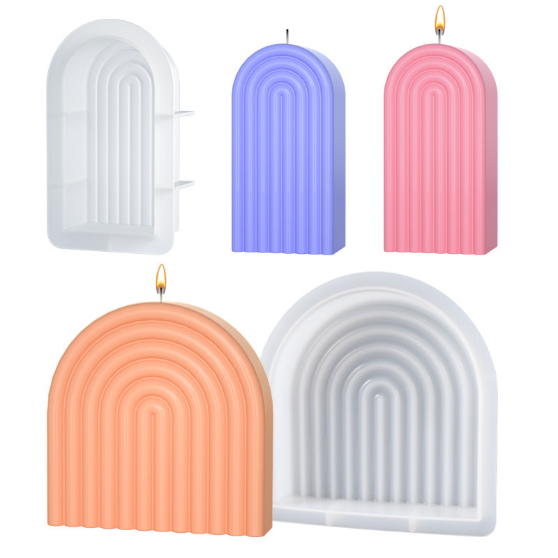 Wholesale Luxury Custom Silicone Canlde Mold For Candle Making