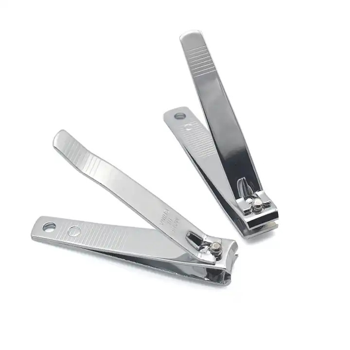 Wholesale Large Straight Edge Stainless Steel Manicure Scissors Nail Clippers with Nail File