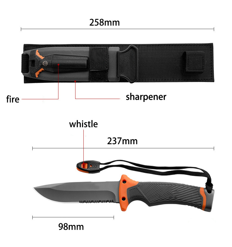 High Quality 3cr13 stainless steel blade Survival Outdoor Tactical Hunting fixe blade mokume Knife blade blank