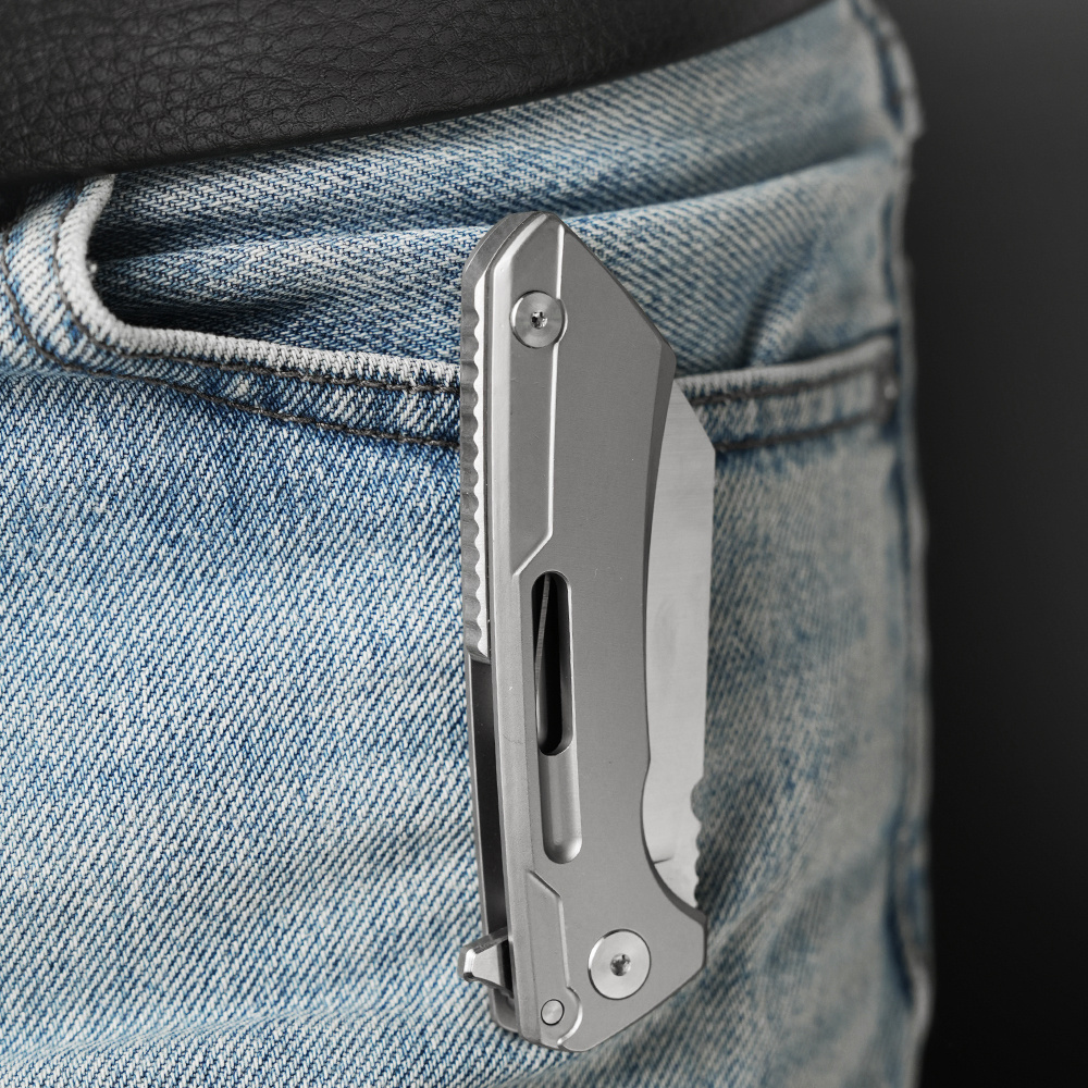 High quality D2 blade survival EDC tactical pocket D2 knife with Belt Clip