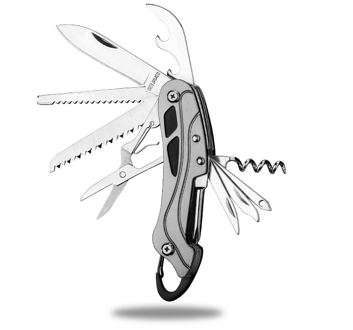 High Quality 13 in 1 Multifunction Climber survival multitool Pocket Knife camping Multi tool Knife