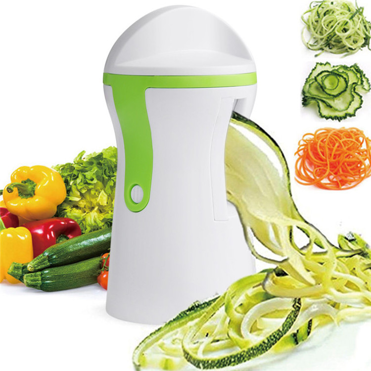 ANJUKE 3 In 1 Vegetables Cutter Grater Cucumber Carrot Shredder Kitchen Gadgets Household Spiral Slicer Peeling