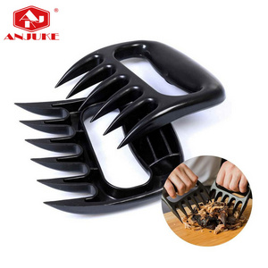 ANJUKE Top Seller Plastic Meat Pulling And Shredding Claws Set Pp Bear Claw Meat Shredder For Bbq