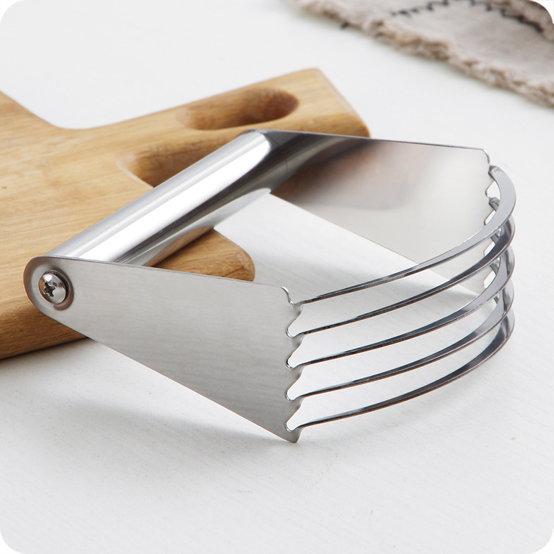 Stainless Steel Baking Pie Crust Biscuit Cookie Pastry Cutter Dough Blender Pastry Blender Butter Mixer