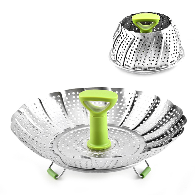 Hot sale stainless steel steamer basket with food safe material kitchen steamer