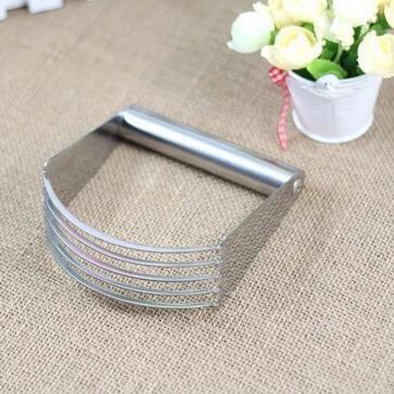 Stainless Steel Baking Pie Crust Biscuit Cookie Pastry Cutter Dough Blender Pastry Blender Butter Mixer