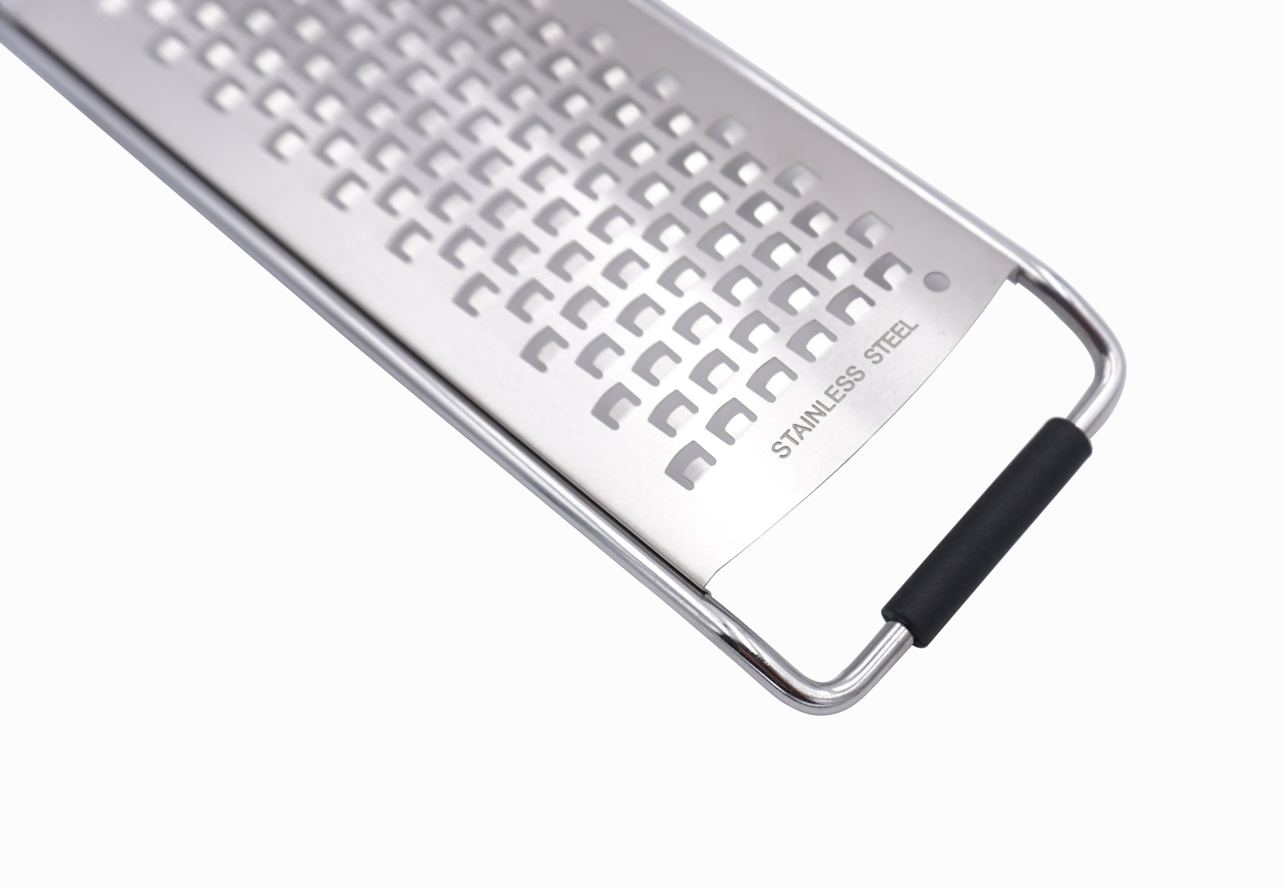 high quality stainless steel cheese grater and lemon zester Vegetable grater with wooden handle