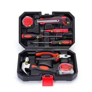 9PCS Classic Style Professional Mechanic Box Package Tool Sets Tool Kit Set