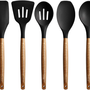 Wholesale Kitchen Utensils Sets 5pcs Nonstick Silicone Cook Utensil Set