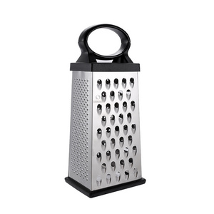 Premium 4 Sides Nonslip Base Stainless Steel Cheese Slicer Vegetable Box Grater