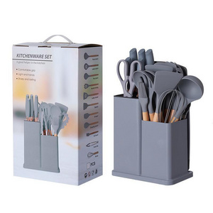 Hot Selling Kitchen Tools Kitchen Utensils Silicone 19pcs Utensils Kitchen Set Cooking