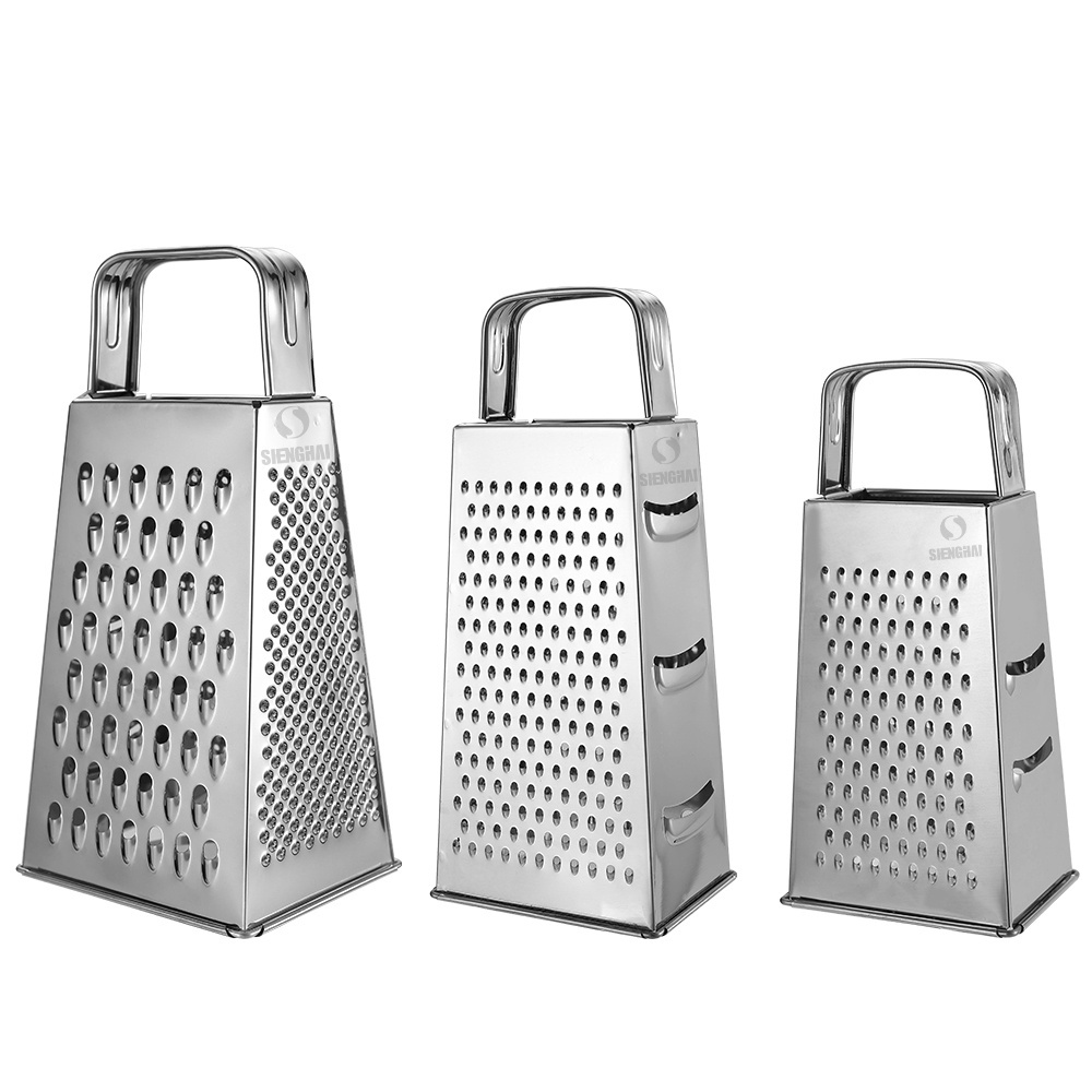 Stainless Steel 4 Side Cheese Vegetable Box Grater