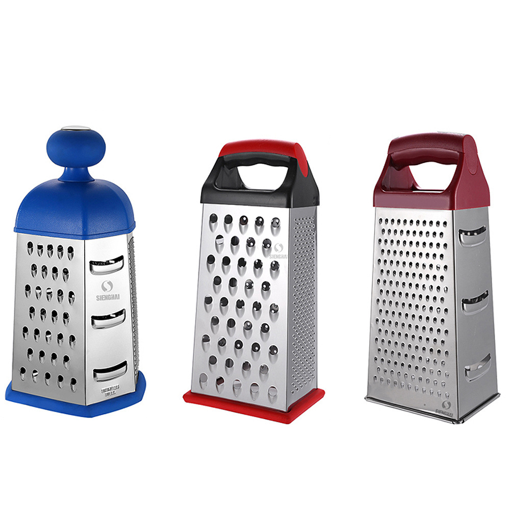 Professional 4 Sides Box Grater Stainless Steel Food Shredder