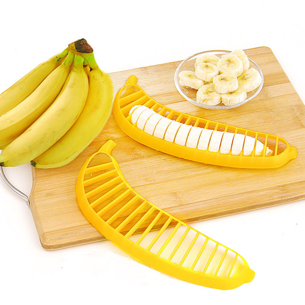 Factory Portable Multifunction Plastic Fruit Cutter Tool Banana Cutter Slicer