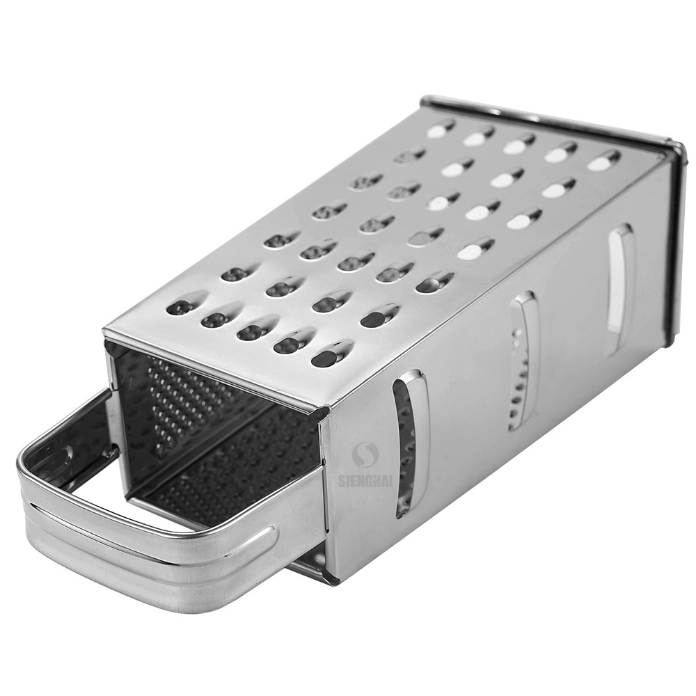 Stainless Steel 4 Side Cheese Vegetable Box Grater