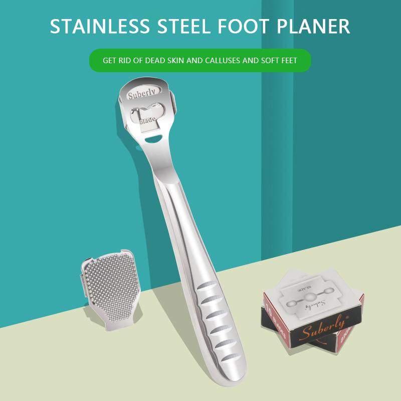 Stainless Steel blade new callus remover portable foot callus remover tools foot file kit pedicure set