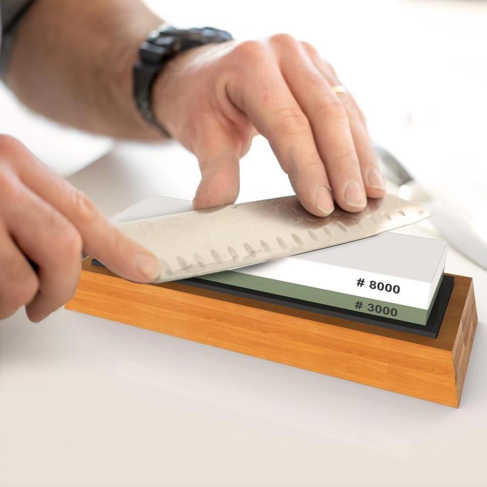 High Quality 3000 8000 Grit Whetstone Kitchen Knives Sharpening Stone