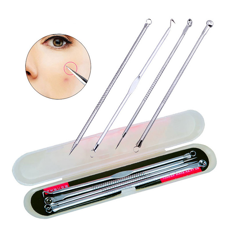 acne remover kit 1 set stainless steel extractor blackhead remover tool kit acne