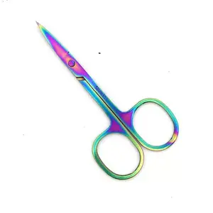 Hot Sell Eyebrow Scissor Makeup Eyelash Trimmer Facial Hair Remover Beauty Scissors Nose Hair Scissor