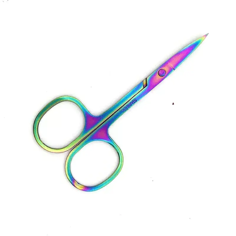 Hot Sell Eyebrow Scissor Makeup Eyelash Trimmer Facial Hair Remover Beauty Scissors Nose Hair Scissor