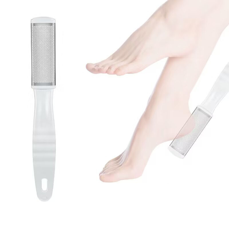 Durable double faced pedicure foot scrub file wooden pedicure sandpaper foot file wood callus remover pedicure foot file