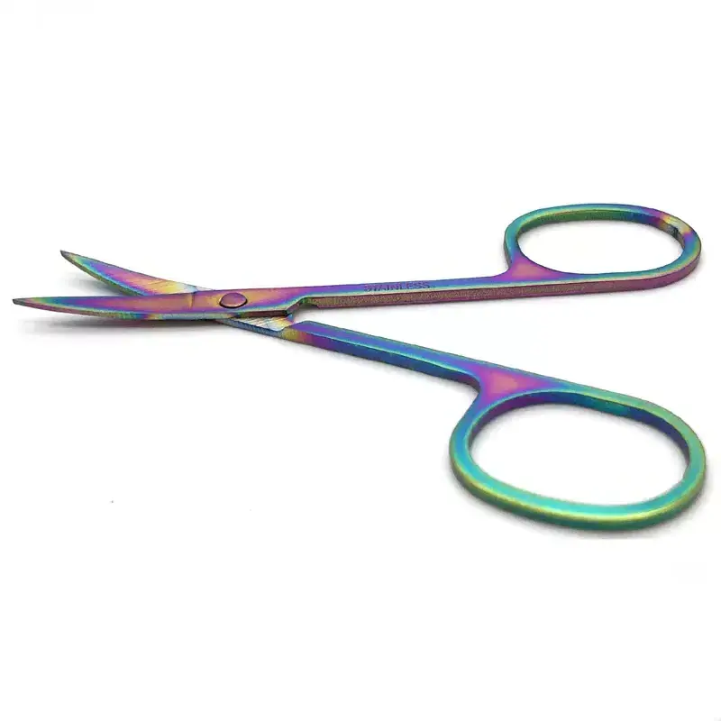 Hot Sell Eyebrow Scissor Makeup Eyelash Trimmer Facial Hair Remover Beauty Scissors Nose Hair Scissor