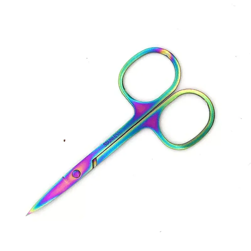 Hot Sell Eyebrow Scissor Makeup Eyelash Trimmer Facial Hair Remover Beauty Scissors Nose Hair Scissor