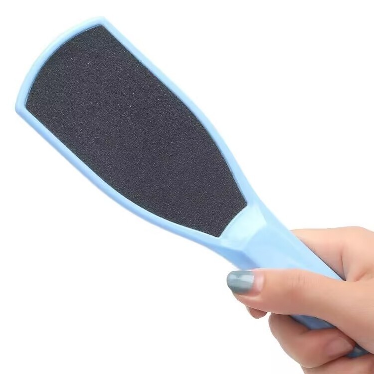 Painless Foot File Frosting Wear-resisting Single Pedicure Tools Feet Exfoliating File With Plastic Handle