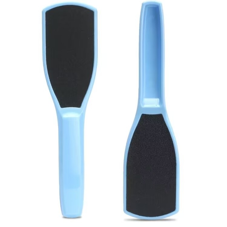 Painless Foot File Frosting Wear-resisting Single Pedicure Tools Feet Exfoliating File With Plastic Handle