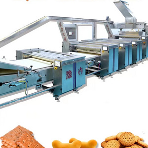 Small Electric Tunnel Oven Soft Biscuit Cookies Production Line 400 mm Full Automatic Price