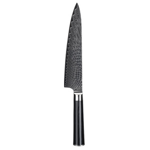 Professional 8 inch High Quality 67 Layers Damascus Chef Knife Black Pakka Wood Handle Damascus Chef Knife Set