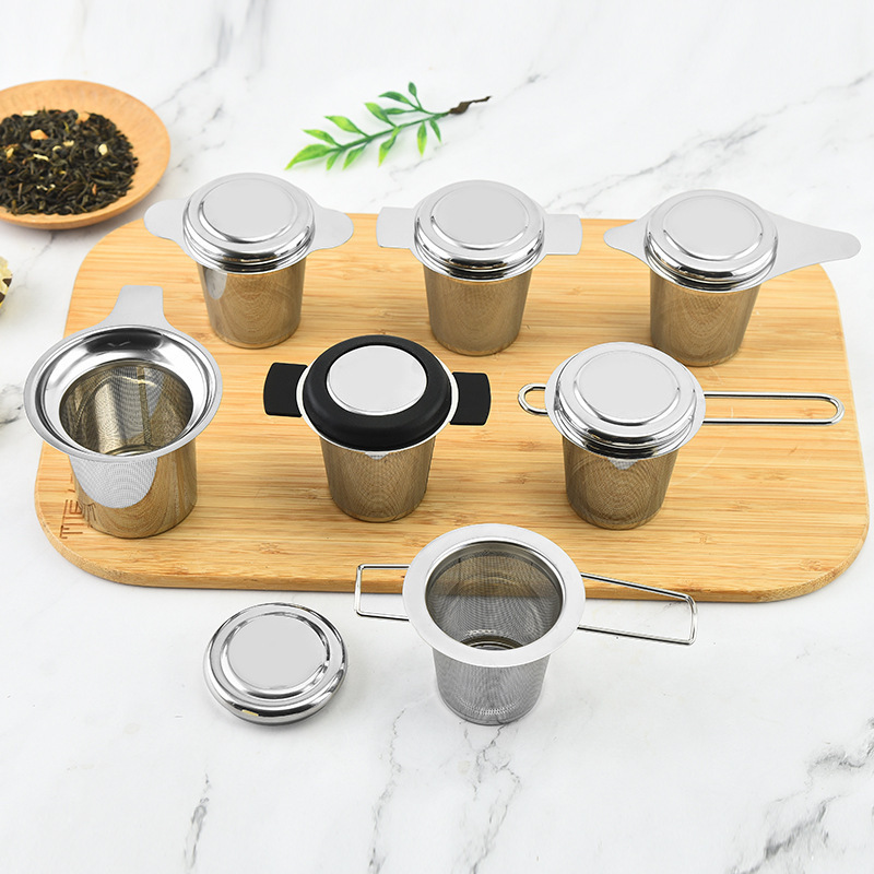 Food Grade Stainless Steel Tea Infuser With Small Strainer And Lid Tea Diffuser For Loose Tea Superior Brewing Experience