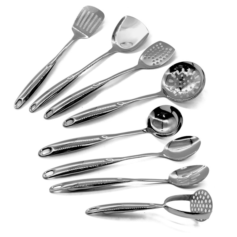 Food grade kitchenware cooking cookware set stainless steel kitchen utensils