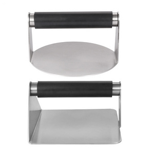 Stainless steel smashed hamburger press patty maker mold burger press for Steaks, Panini, Sandwich