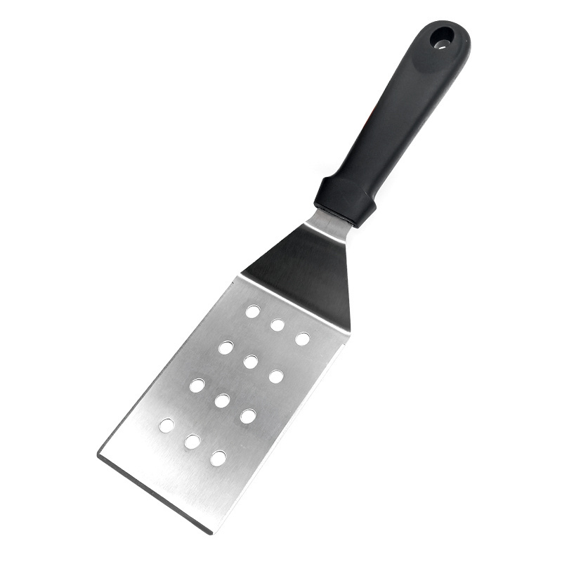 Non stick Stainless Steel Small BBQ Tool Griddle Hamburger Turner Grill Turner Scraper Bbq Spatula