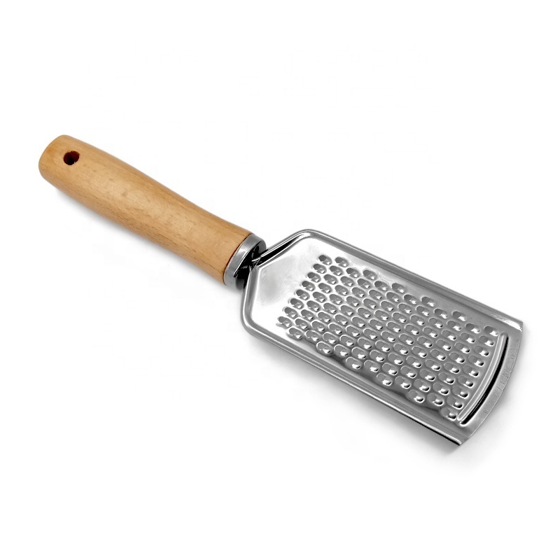 Kitchen wooden handle vegetable ginger cheese  grater