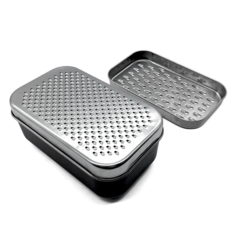 kitchen grater with storage box container cheese grater