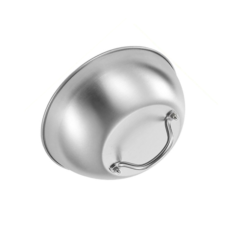 Griddle Accessories - Heavy Duty Round Basting Cover Stainless Steel Steaming Cover Restaurant Cloche Serving  Food Cover