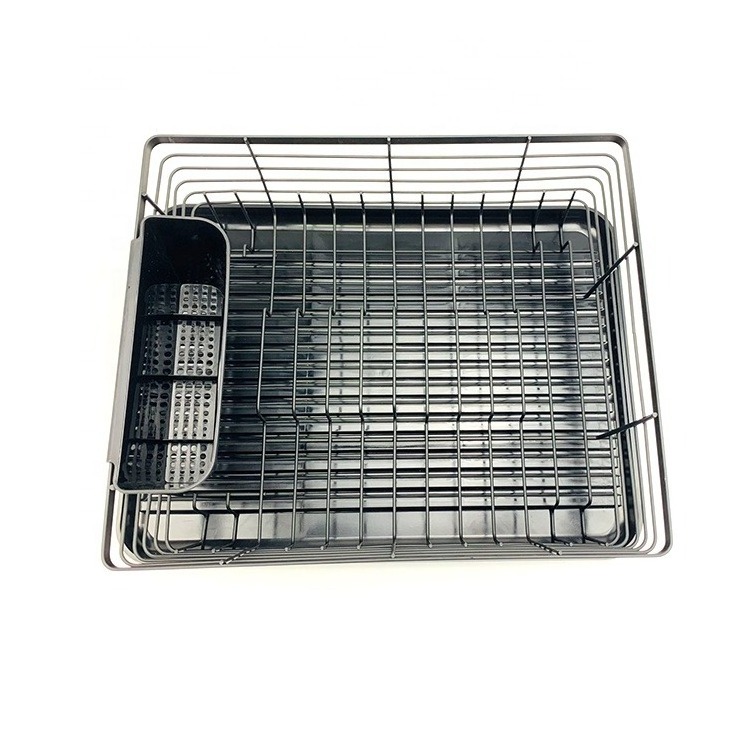 Counter top drying dish rack kitchen shelf metal wire drainer dish draining rack