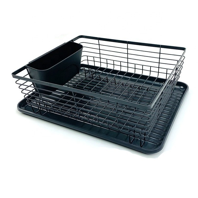 Counter top drying dish rack kitchen shelf metal wire drainer dish draining rack